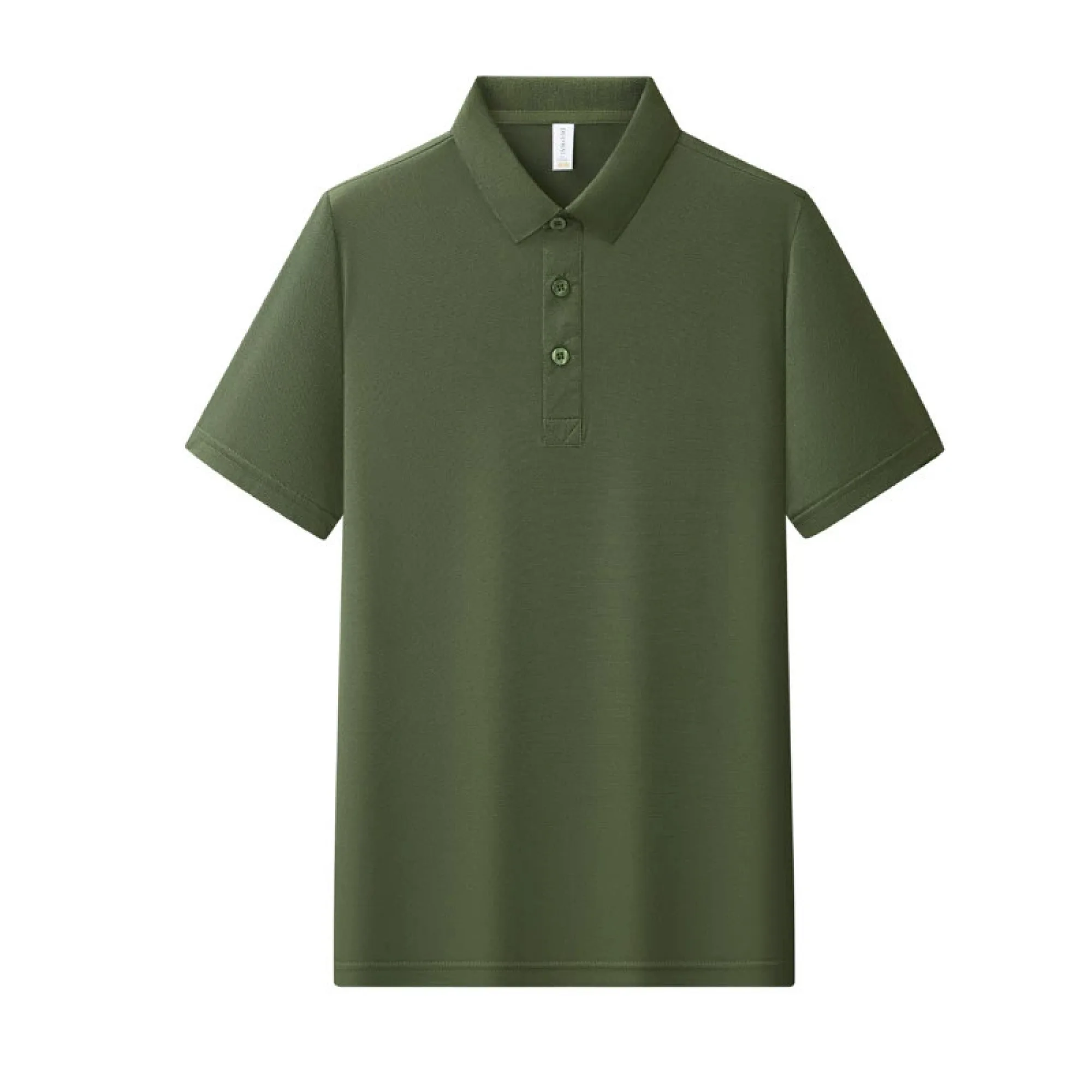 Ice Silk Polo Shirts with Turn-Down Collar, Short Sleeve, Multiple Styles thumbnail 26