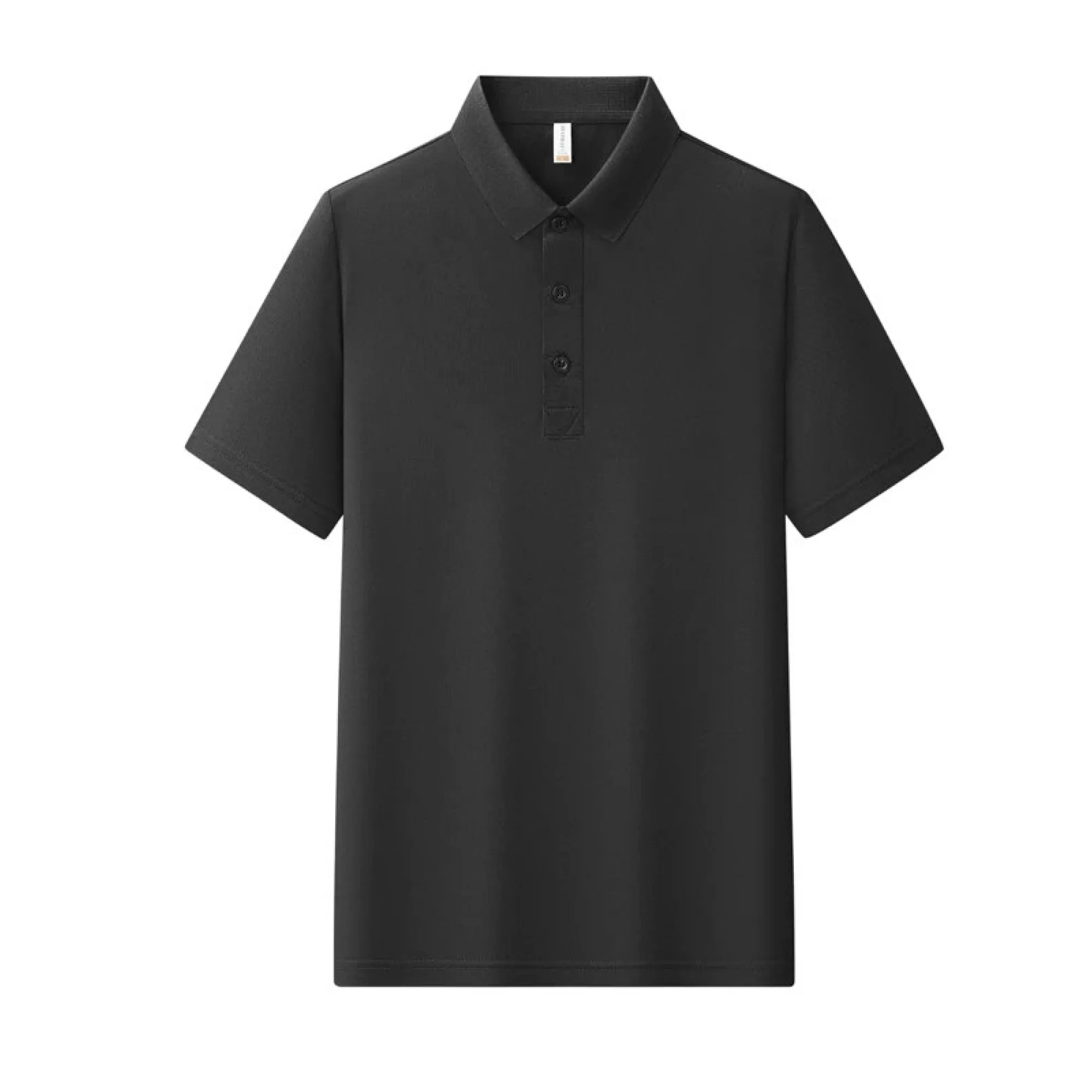 Ice Silk Polo Shirts with Turn-Down Collar, Short Sleeve, Multiple Styles thumbnail 7