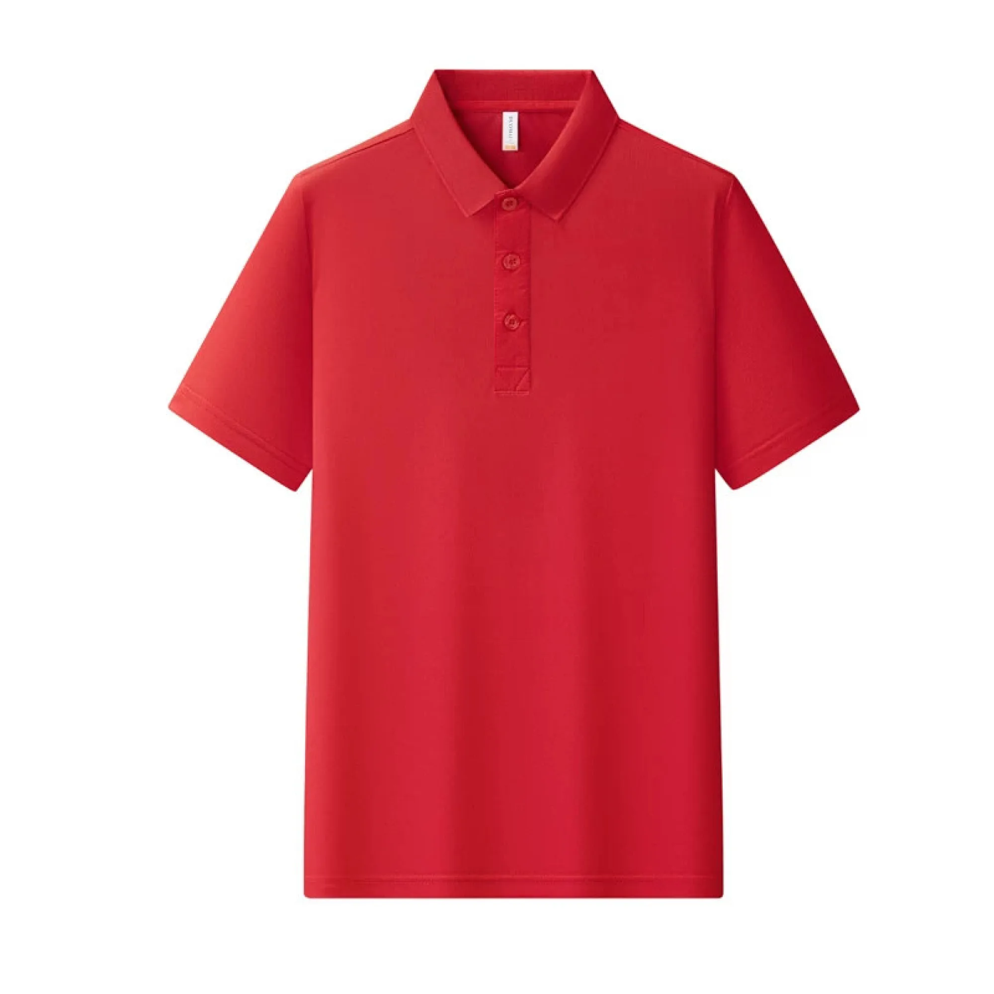 Ice Silk Polo Shirts with Turn-Down Collar, Short Sleeve, Multiple Styles thumbnail 13