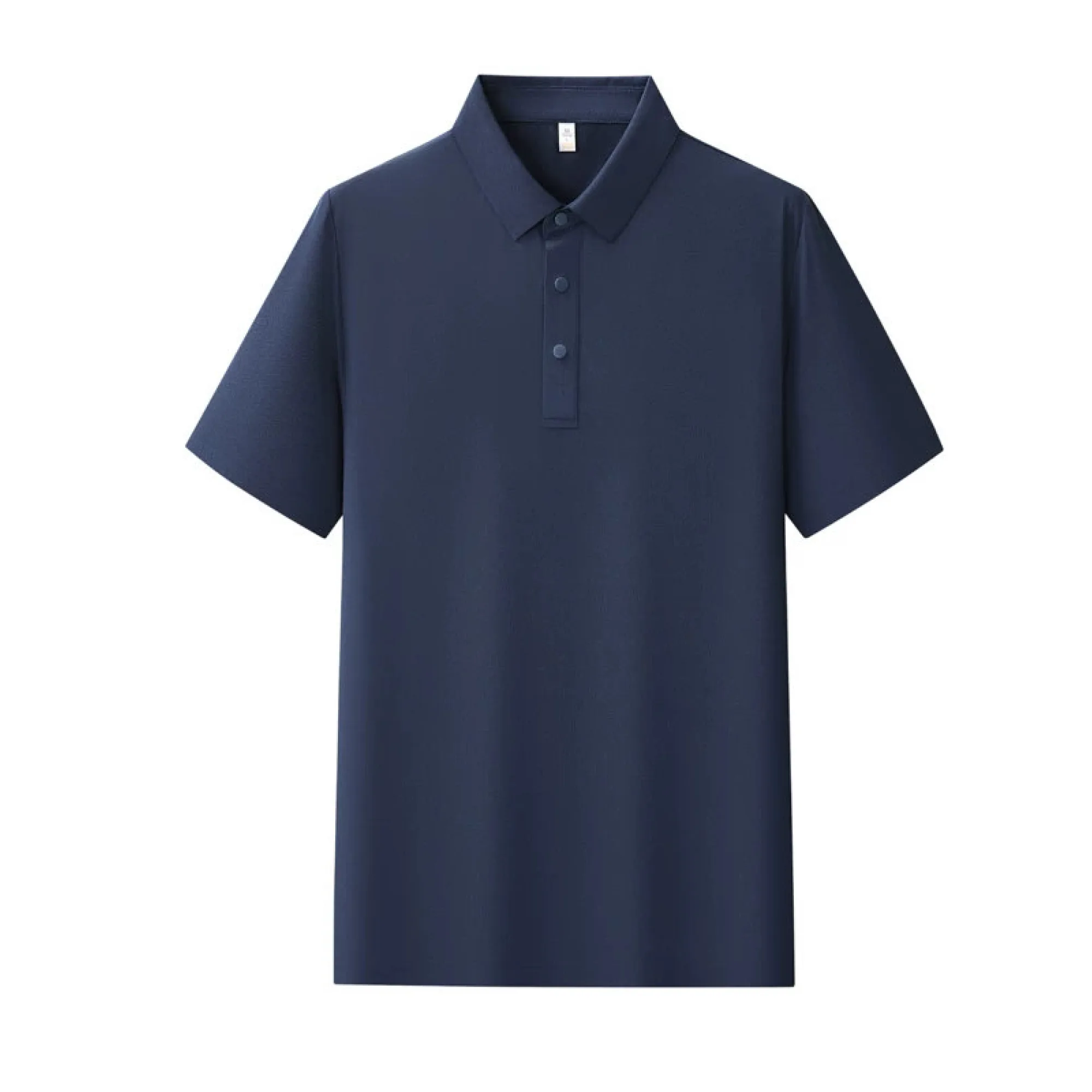 Ice Silk Polo Shirts with Turn-Down Collar, Short Sleeve, Multiple Styles thumbnail 23