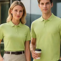 Ice Silk Polo Shirts with Turn-Down Collar, Short Sleeve, Multiple Styles thumbnail 2