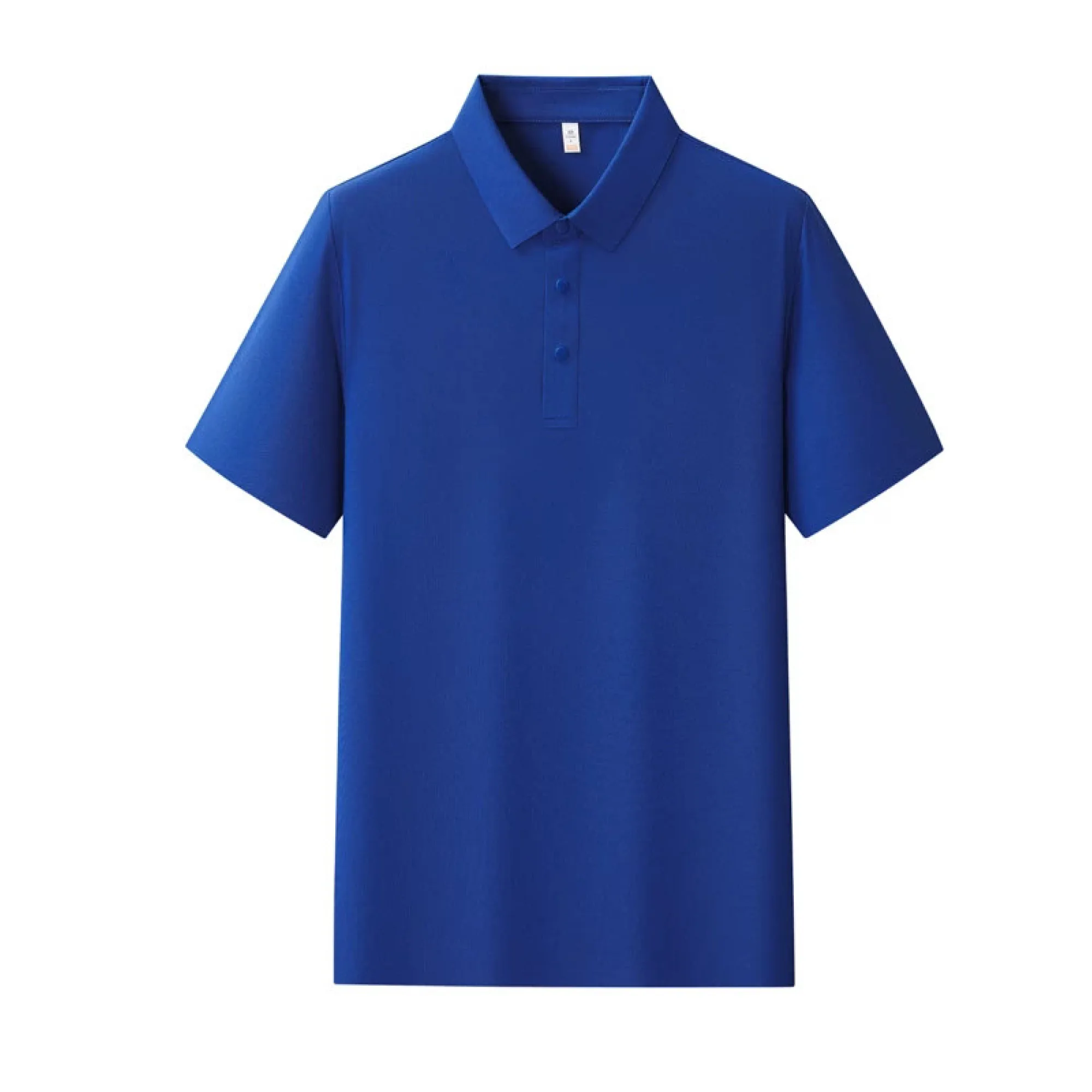 Ice Silk Polo Shirts with Turn-Down Collar, Short Sleeve, Multiple Styles thumbnail 24