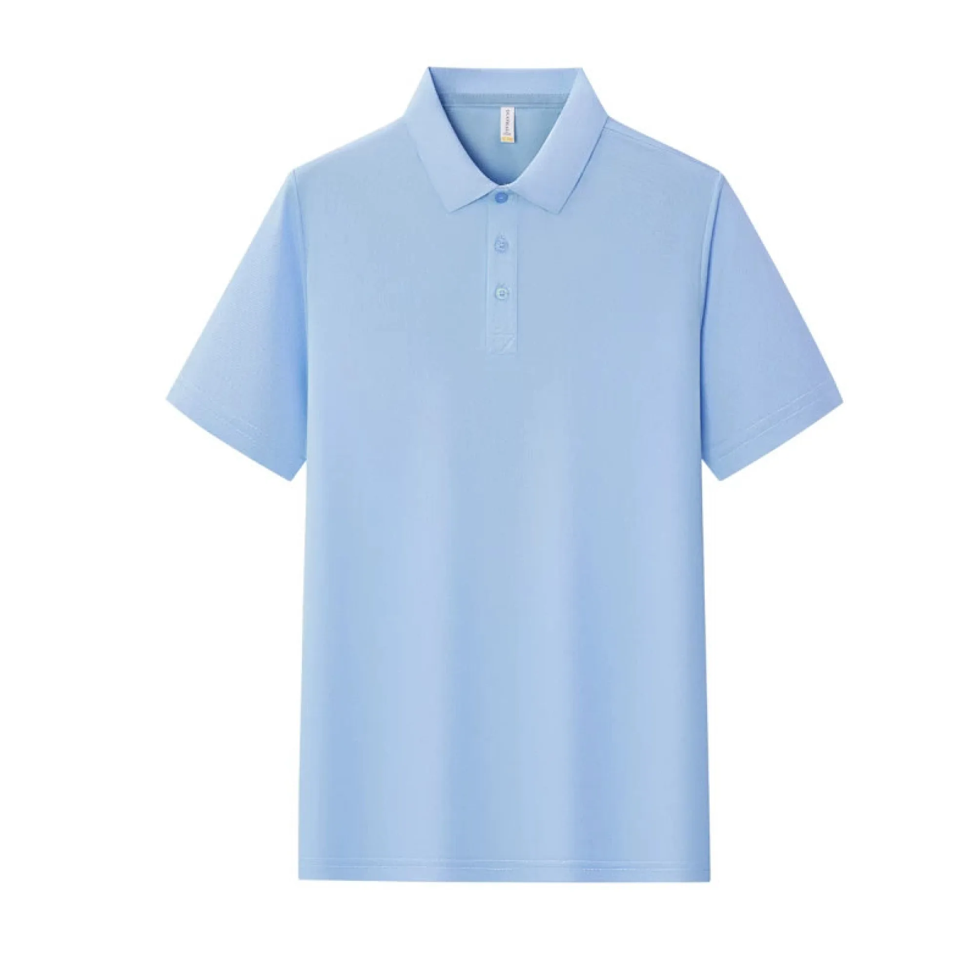 Ice Silk Polo Shirts with Turn-Down Collar, Short Sleeve, Multiple Styles thumbnail 33