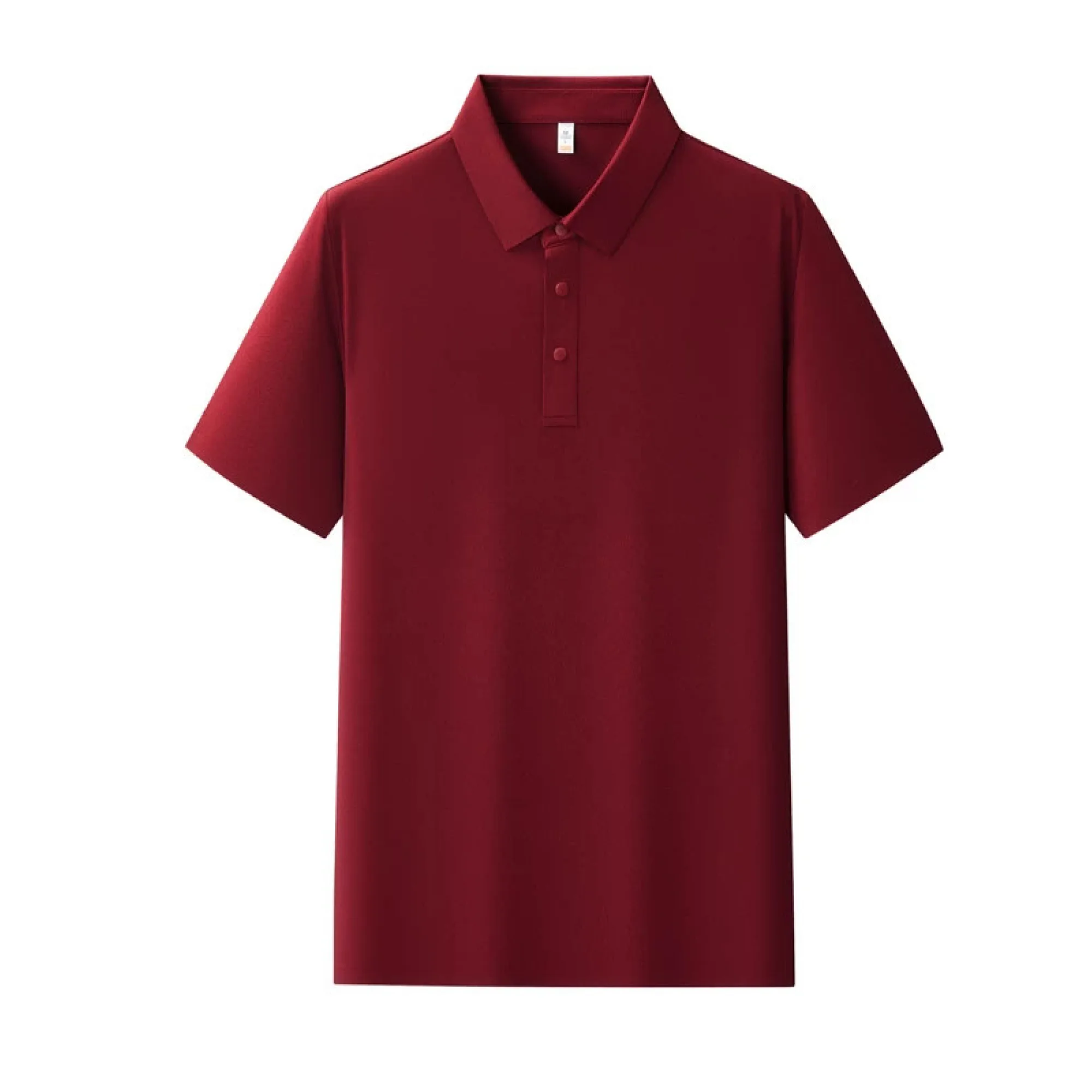 Ice Silk Polo Shirts with Turn-Down Collar, Short Sleeve, Multiple Styles thumbnail 22