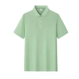 Ice Silk Polo Shirts with Turn-Down Collar, Short Sleeve, Multiple Styles thumbnail 15