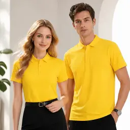 Ice Silk Polo Shirts with Turn-Down Collar, Short Sleeve, Multiple Styles thumbnail 3