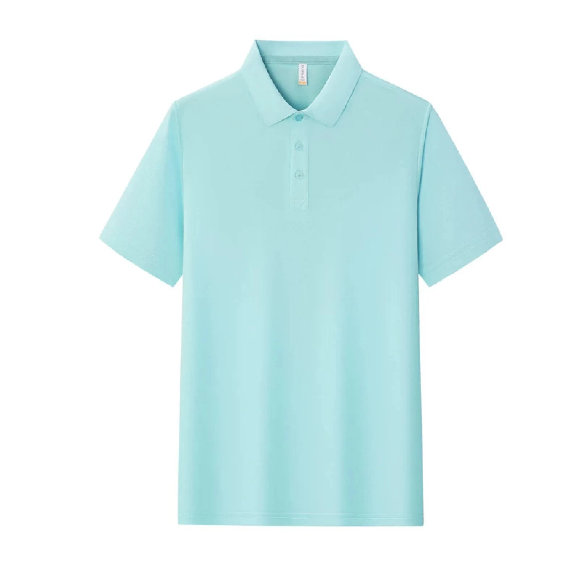 Ice Silk Polo Shirts with Turn-Down Collar, Short Sleeve, Multiple Styles thumbnail 16