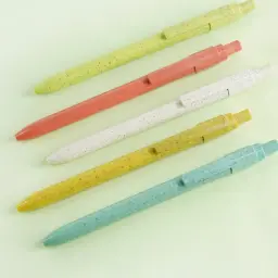 Maggie Wheat Straw Eco-Friendly Retractable Gel Pen thumbnail 3