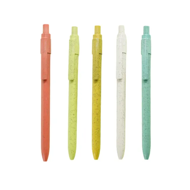Maggie Wheat Straw Eco-Friendly Retractable Gel Pen — alternate view 1