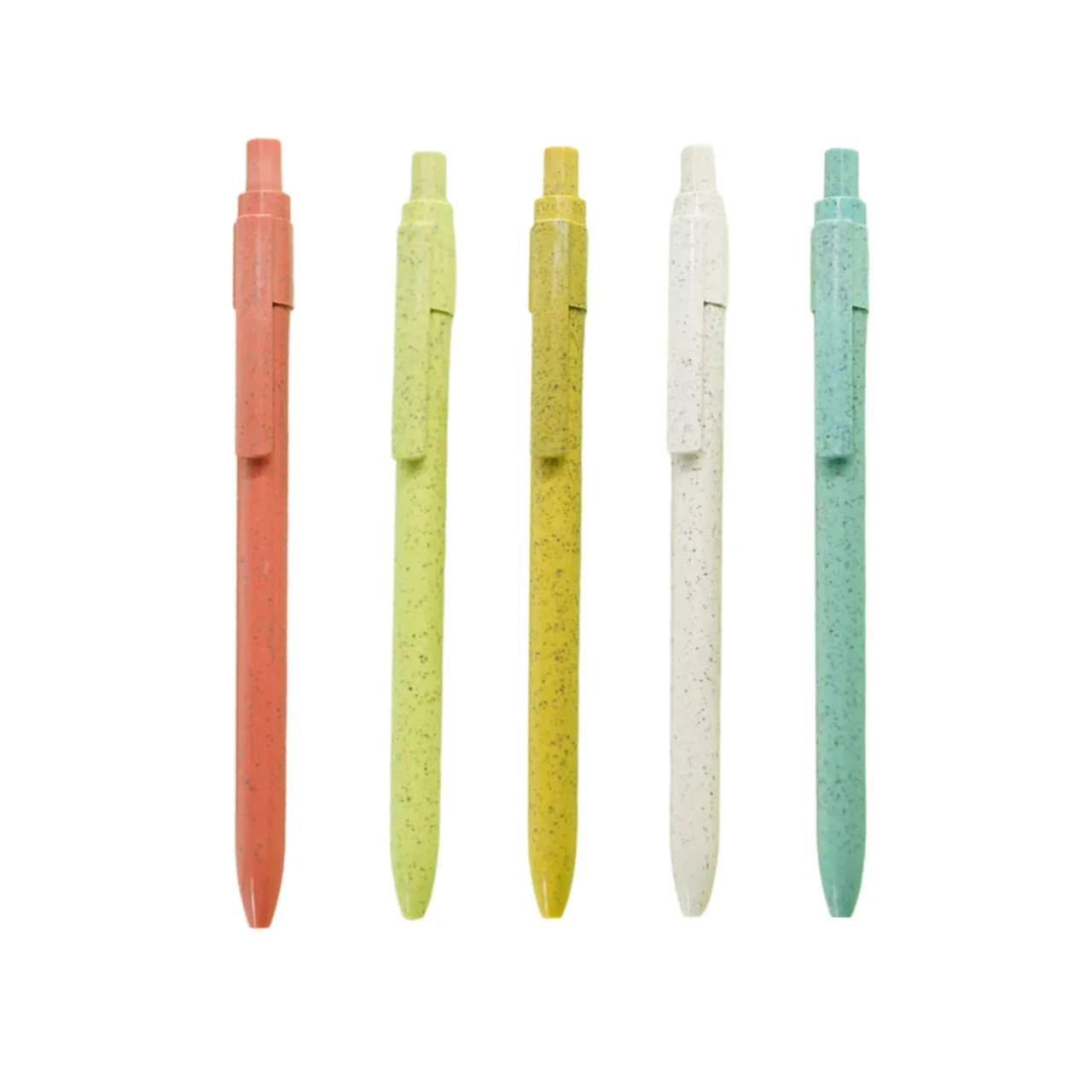 Maggie Wheat Straw Eco-Friendly Retractable Gel Pen — alternate view 1