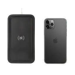 PU Leather Car Wireless Charger 15W thumbnail 1