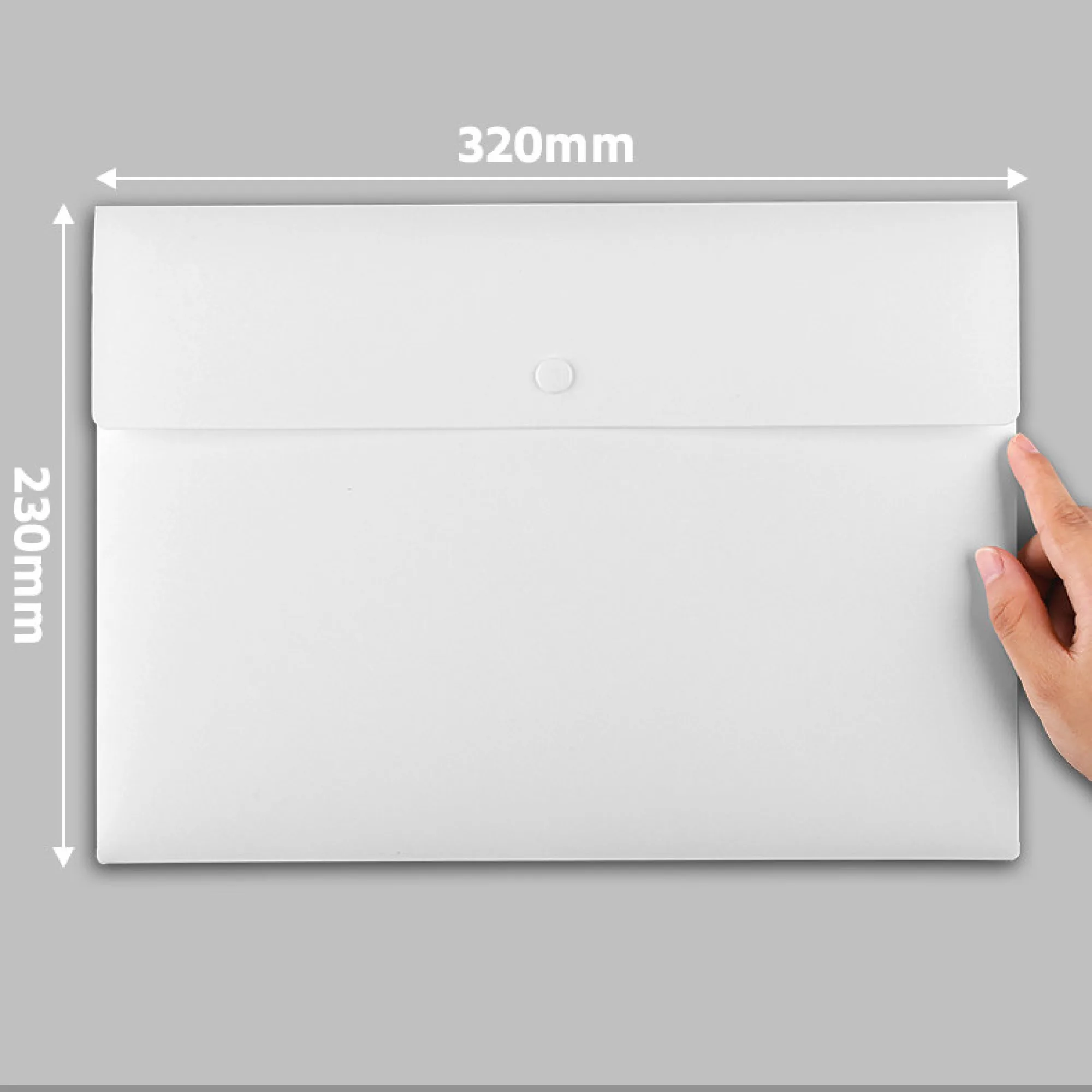 PP Document Bag with Snap Button Closure - A3, A4, A5 thumbnail 8