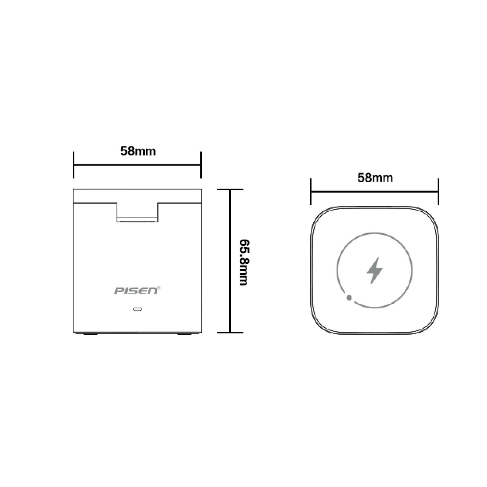 Pisen 3-in-1 Magnetic Wireless Charging Station for Phone, Watch, and Earphones thumbnail 6