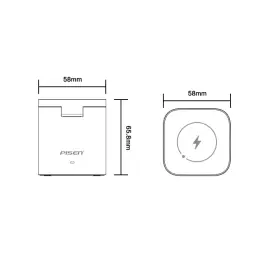 Pisen 3-in-1 Magnetic Wireless Charging Station for Phone, Watch, and Earphones thumbnail 6