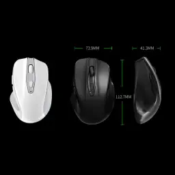 Wireless Mouse with 2.4GHz/Bluetooth, 800-2400 DPI, 6 Buttons thumbnail 6
