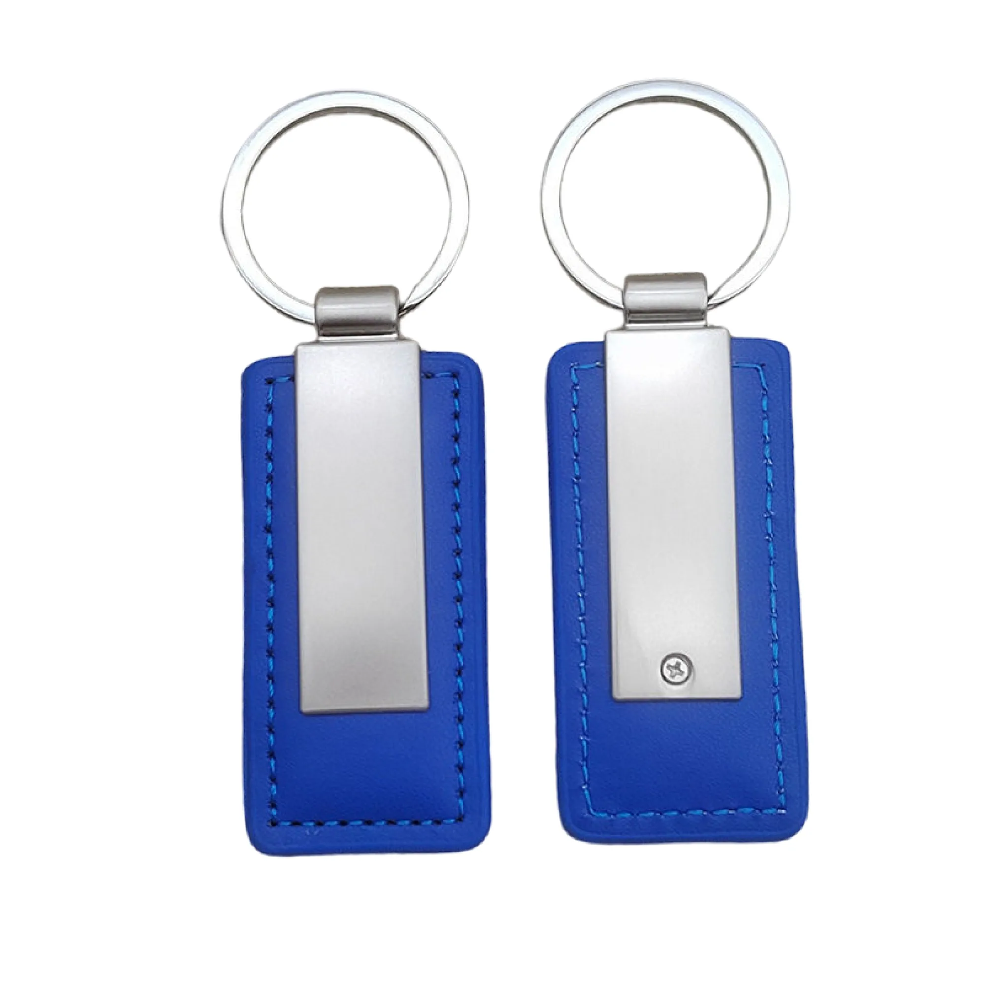 Leather Keychain with Metal Key Ring thumbnail 7