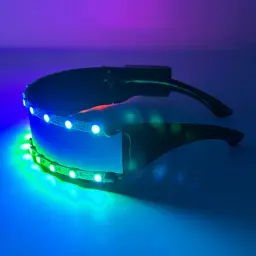 LED Light-Up Performance Gloves and Half-Arc Glasses thumbnail 19
