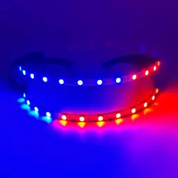LED Light-Up Performance Gloves and Half-Arc Glasses thumbnail 17