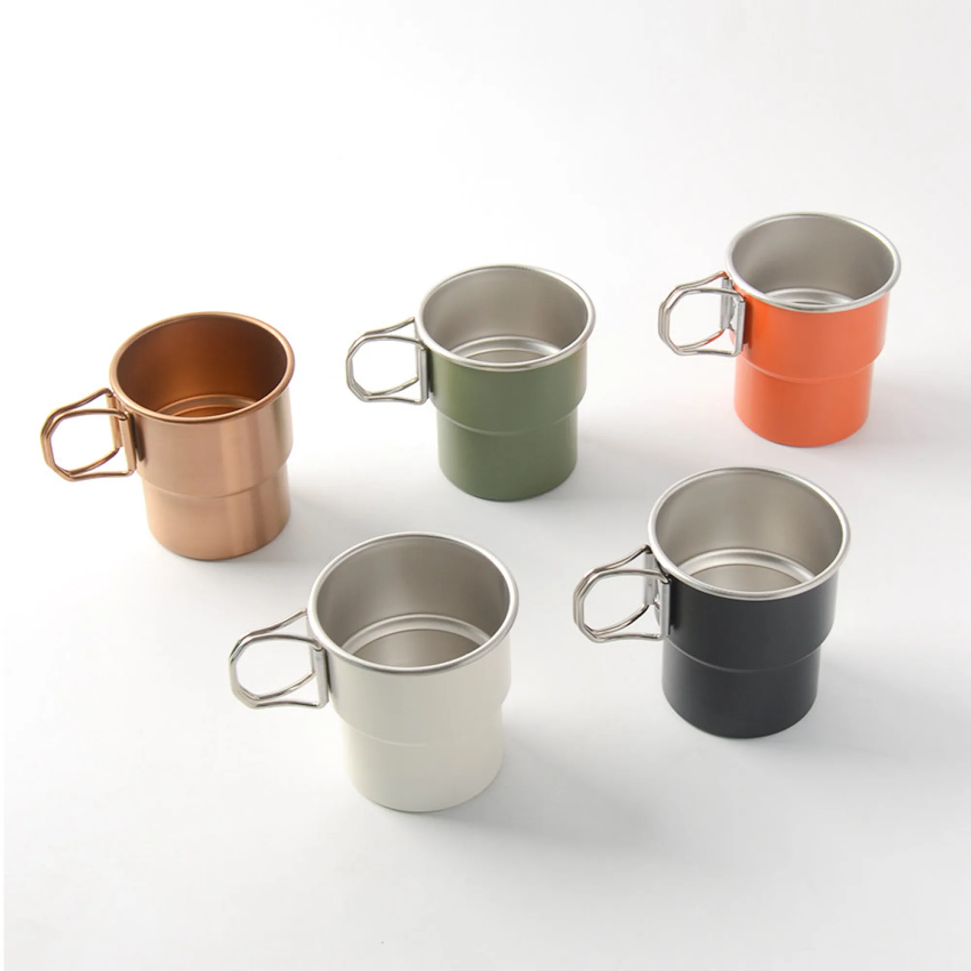 304 Stainless Steel Folding Cup with Handle thumbnail 3