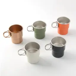 304 Stainless Steel Folding Cup with Handle thumbnail 4