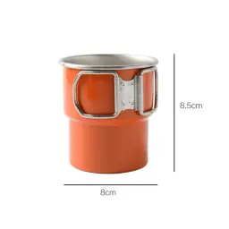 304 Stainless Steel Folding Cup with Handle thumbnail 6
