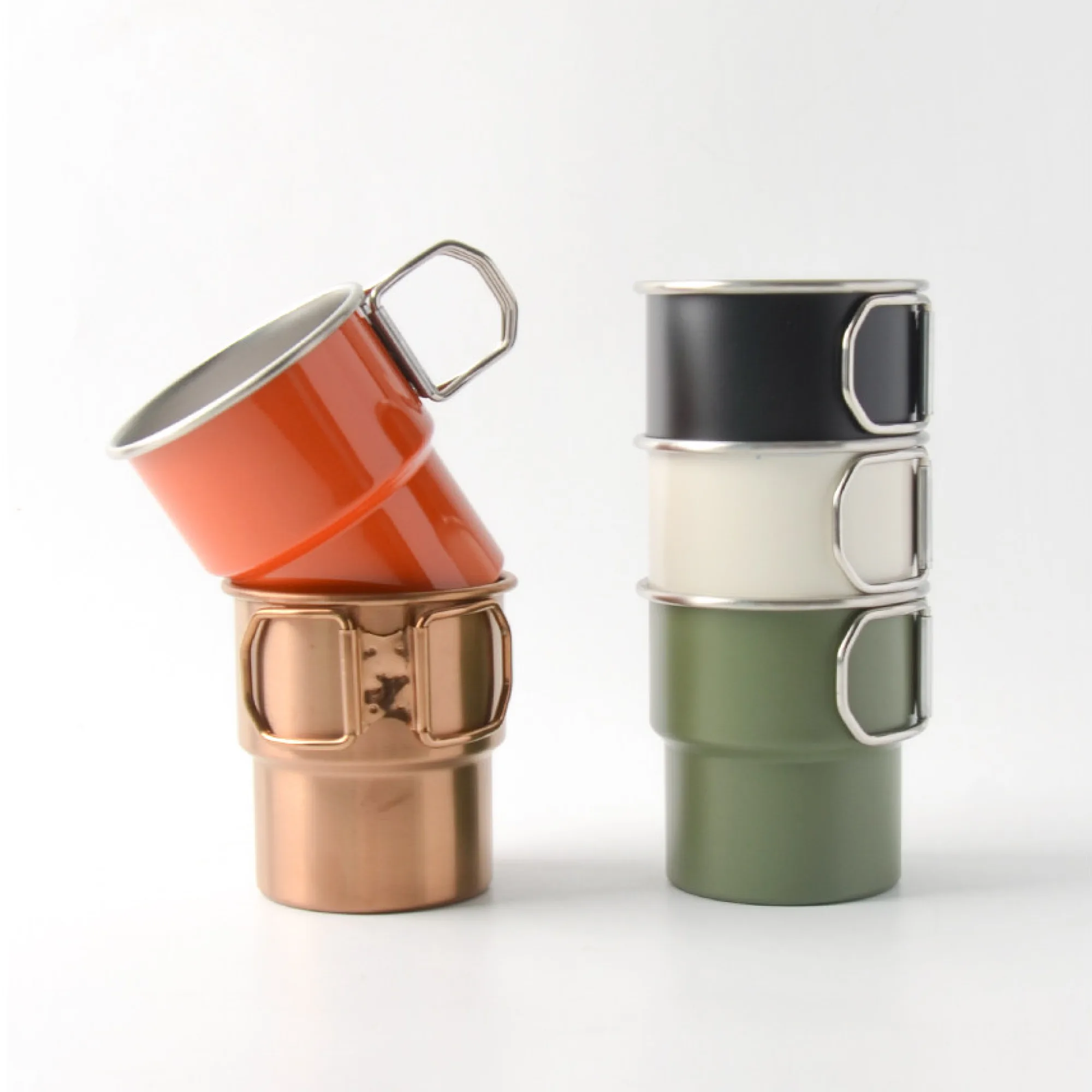 304 Stainless Steel Folding Cup with Handle