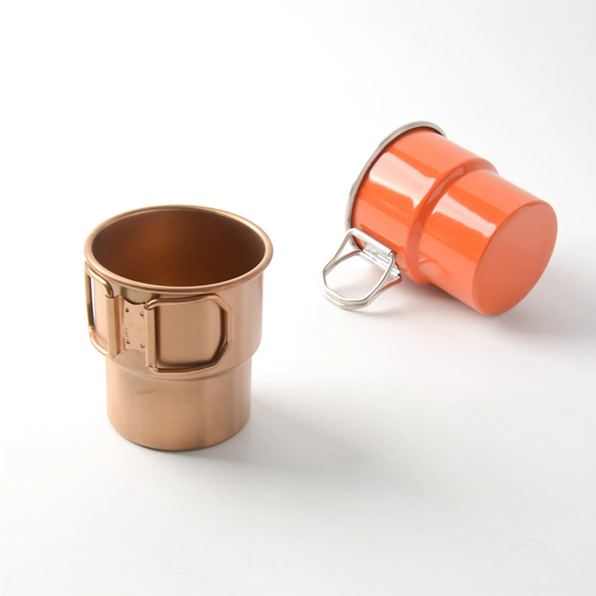 304 Stainless Steel Folding Cup with Handle thumbnail 2