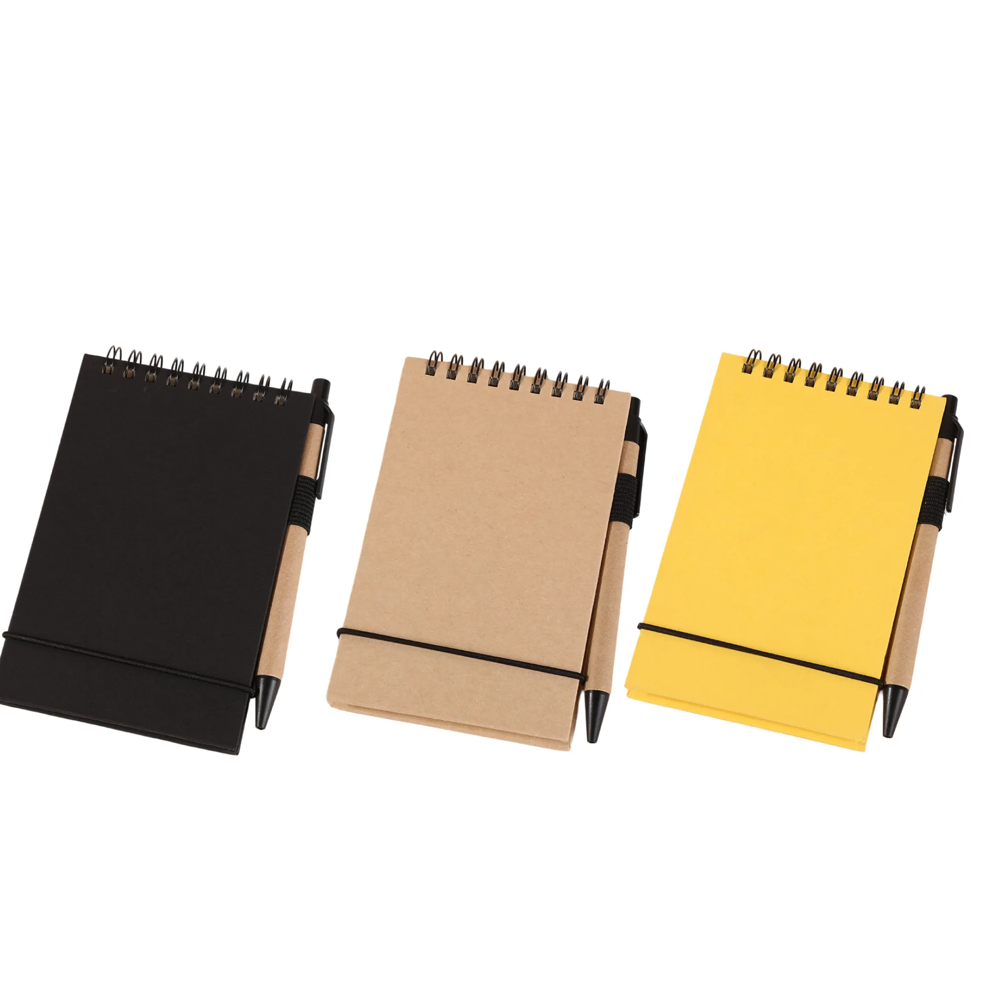 Solid Color Mini Spiral Notebook with 50 Blank Pages