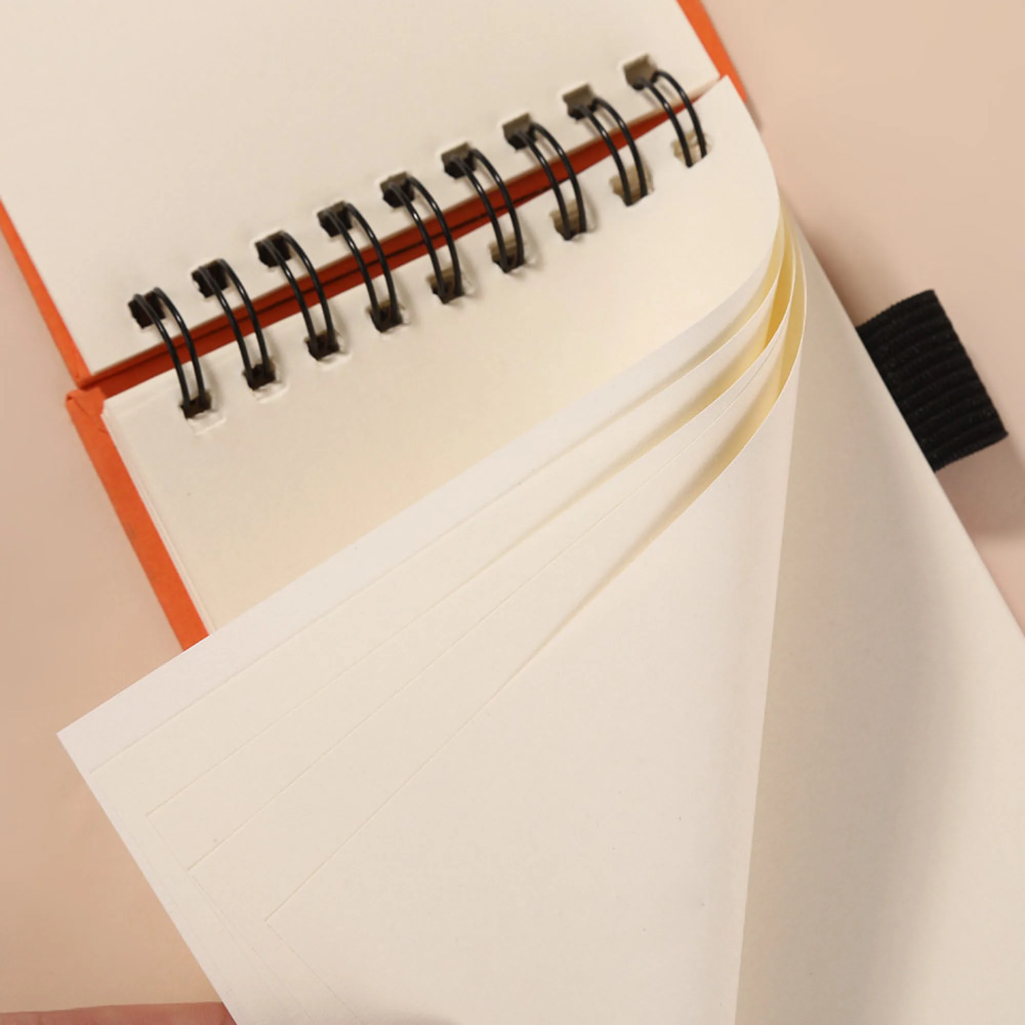 Solid Color Mini Spiral Notebook with 50 Blank Pages thumbnail 4