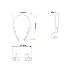 Bone Conduction Bluetooth Earphones X8 thumbnail 7