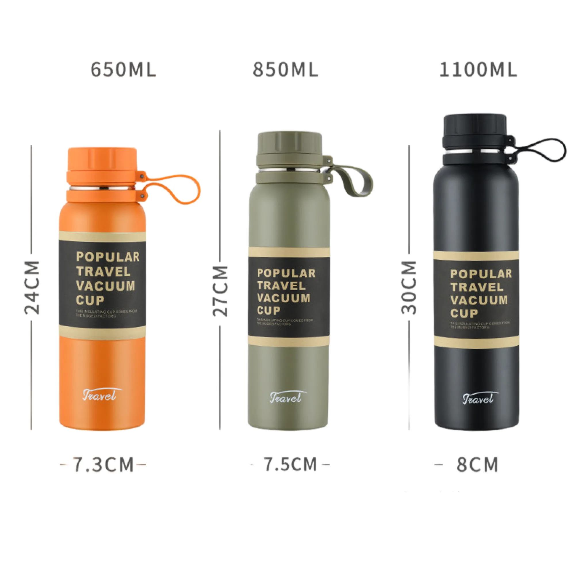 Outdoor Vacuum Flask with Tea Infuser, 650ml/850ml/1100ml thumbnail 5