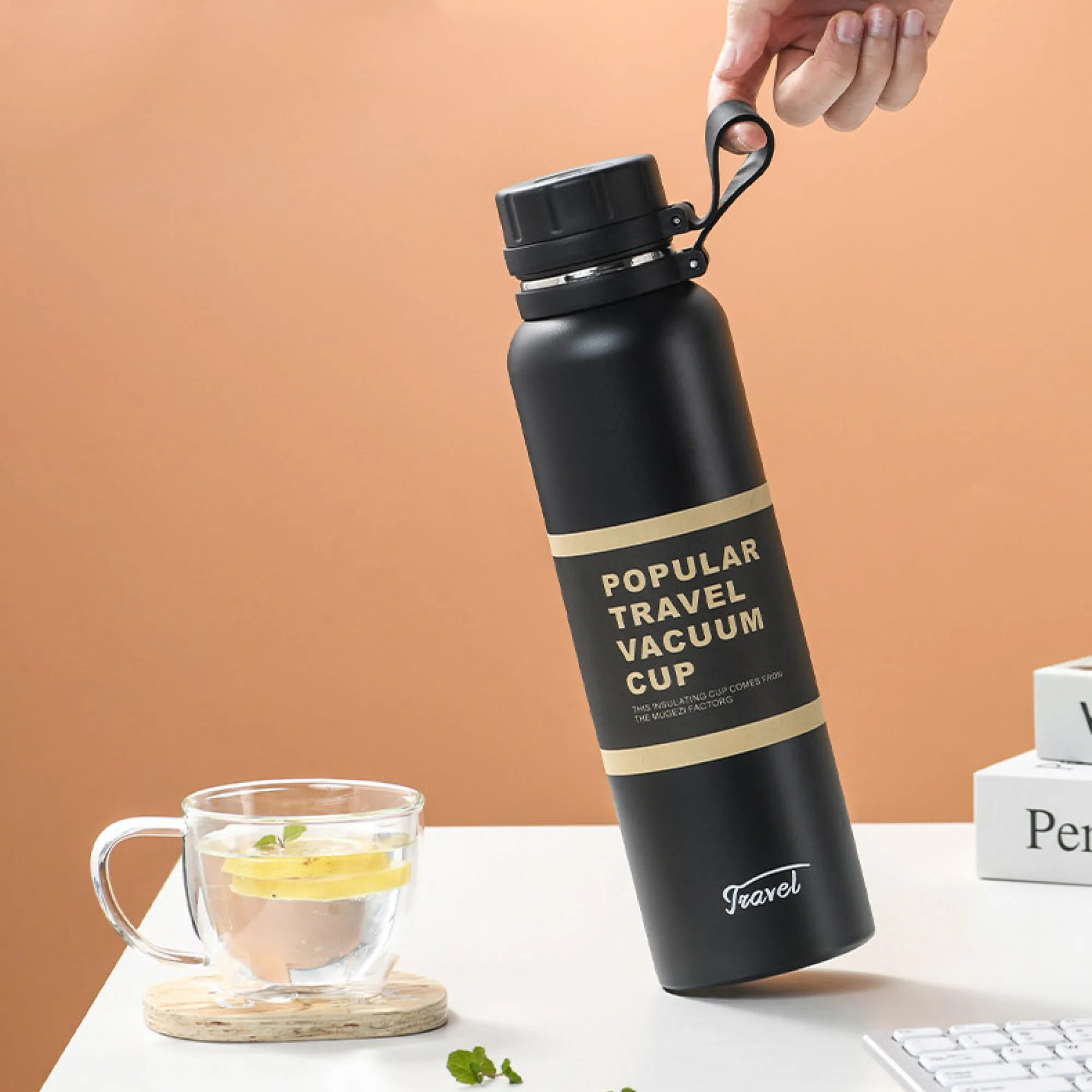Outdoor Vacuum Flask with Tea Infuser, 650ml/850ml/1100ml thumbnail 3