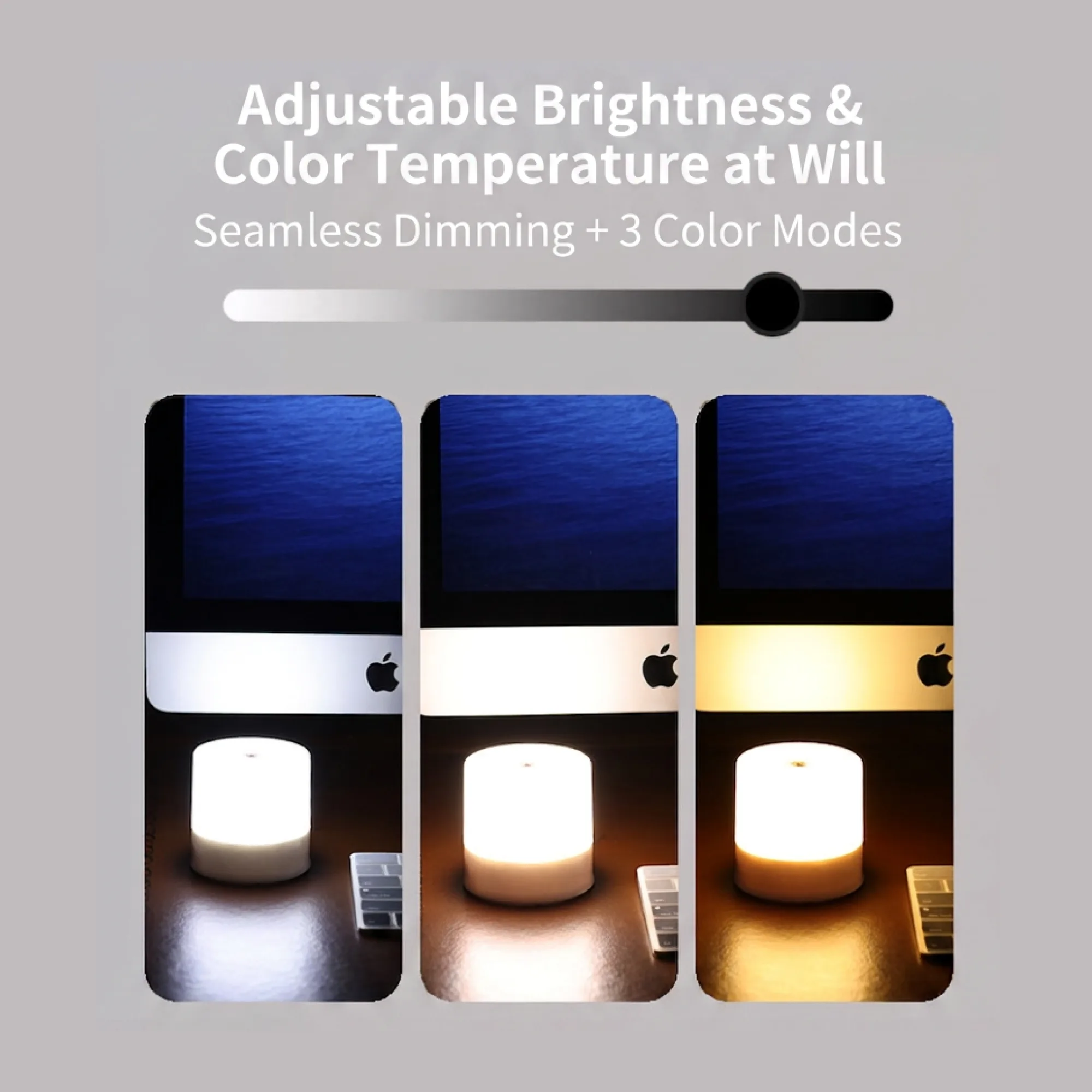 Rechargeable Touch Night Light with Stepless Dimming and Color Temperature Options thumbnail 4