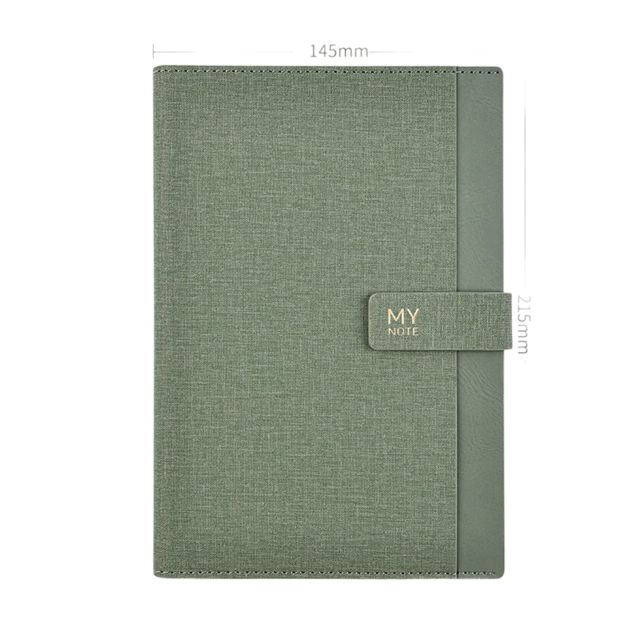 A5/B5 Hardcover PU Notebook with Ruled Pages thumbnail 4
