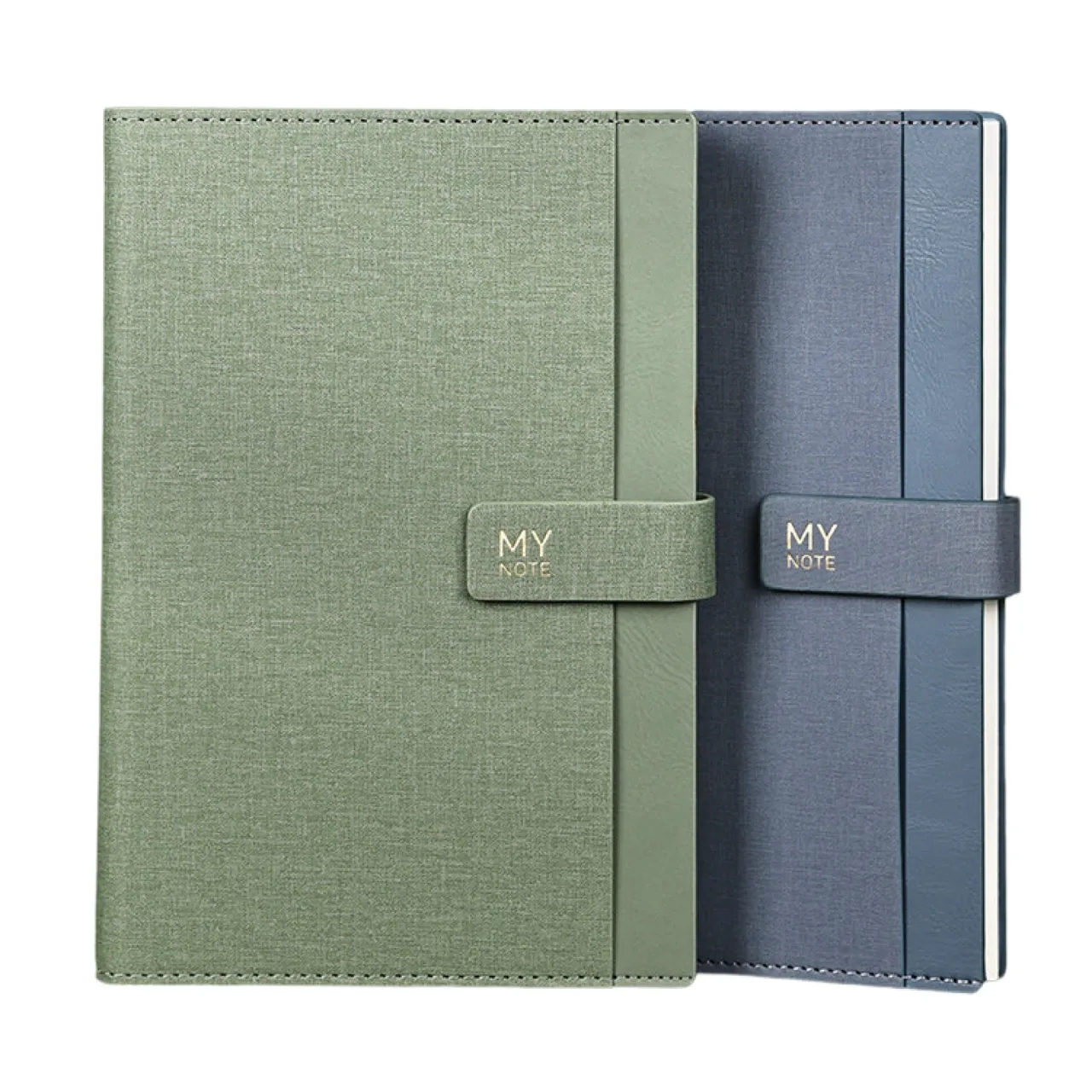 A5/B5 Hardcover PU Notebook with Ruled Pages
