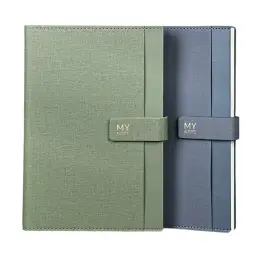 A5/B5 Hardcover PU Notebook with Ruled Pages thumbnail 1