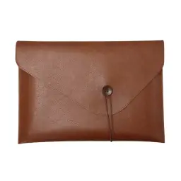 A4 PU Leather Button File Bag thumbnail 1