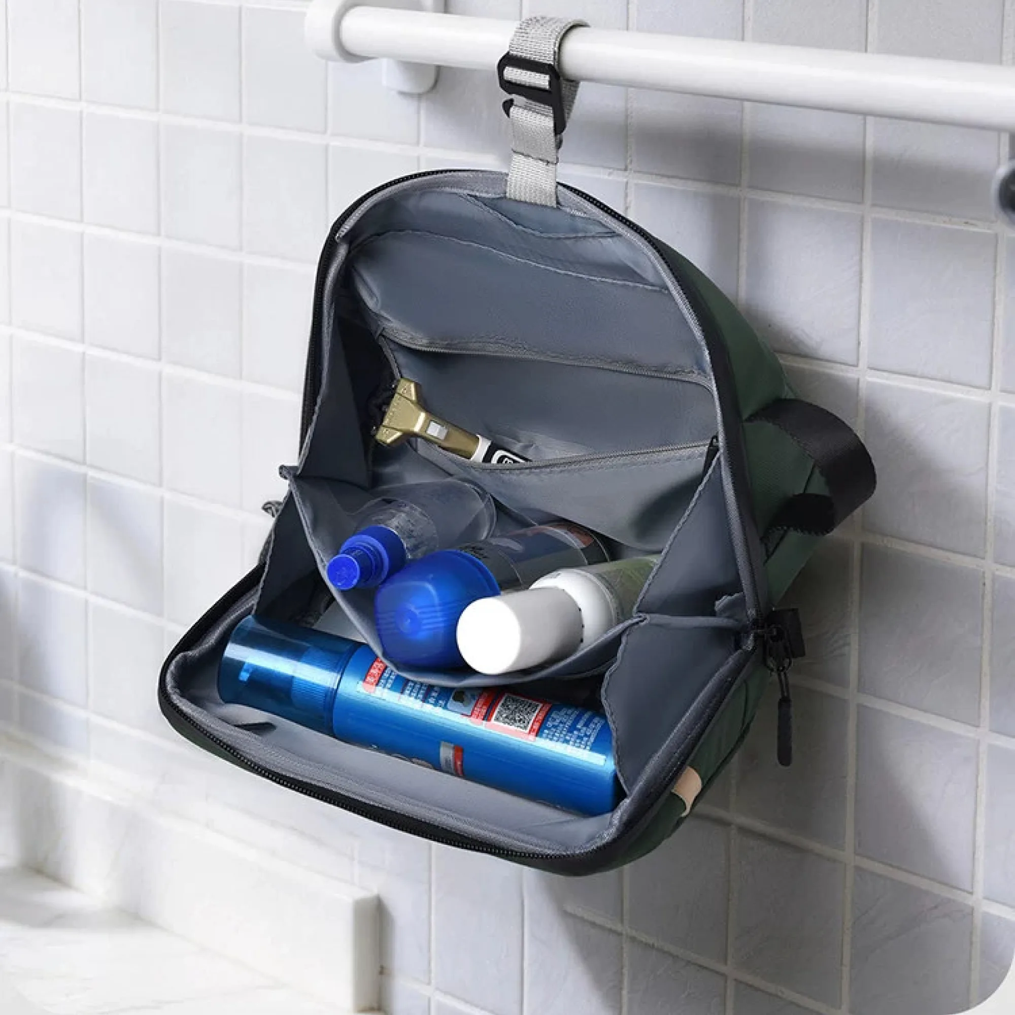 Box-Shaped Travel Storage Bag with Zipper Closure thumbnail 4