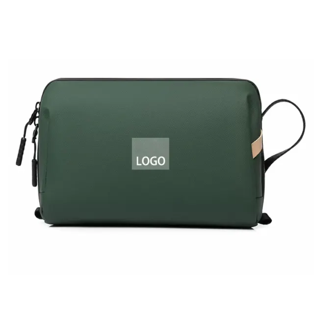 Box-Shaped Travel Storage Bag with Zipper Closure