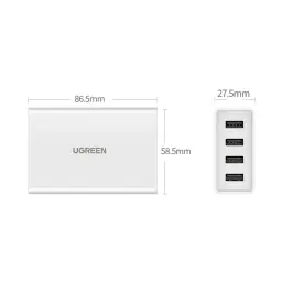 UGREEN CD102 4-Port USB-A Smart Charger thumbnail 6