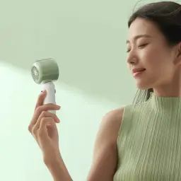 Bear Handheld Portable Fan with 100-Speed Stepless Adjustment and LED Display thumbnail 2
