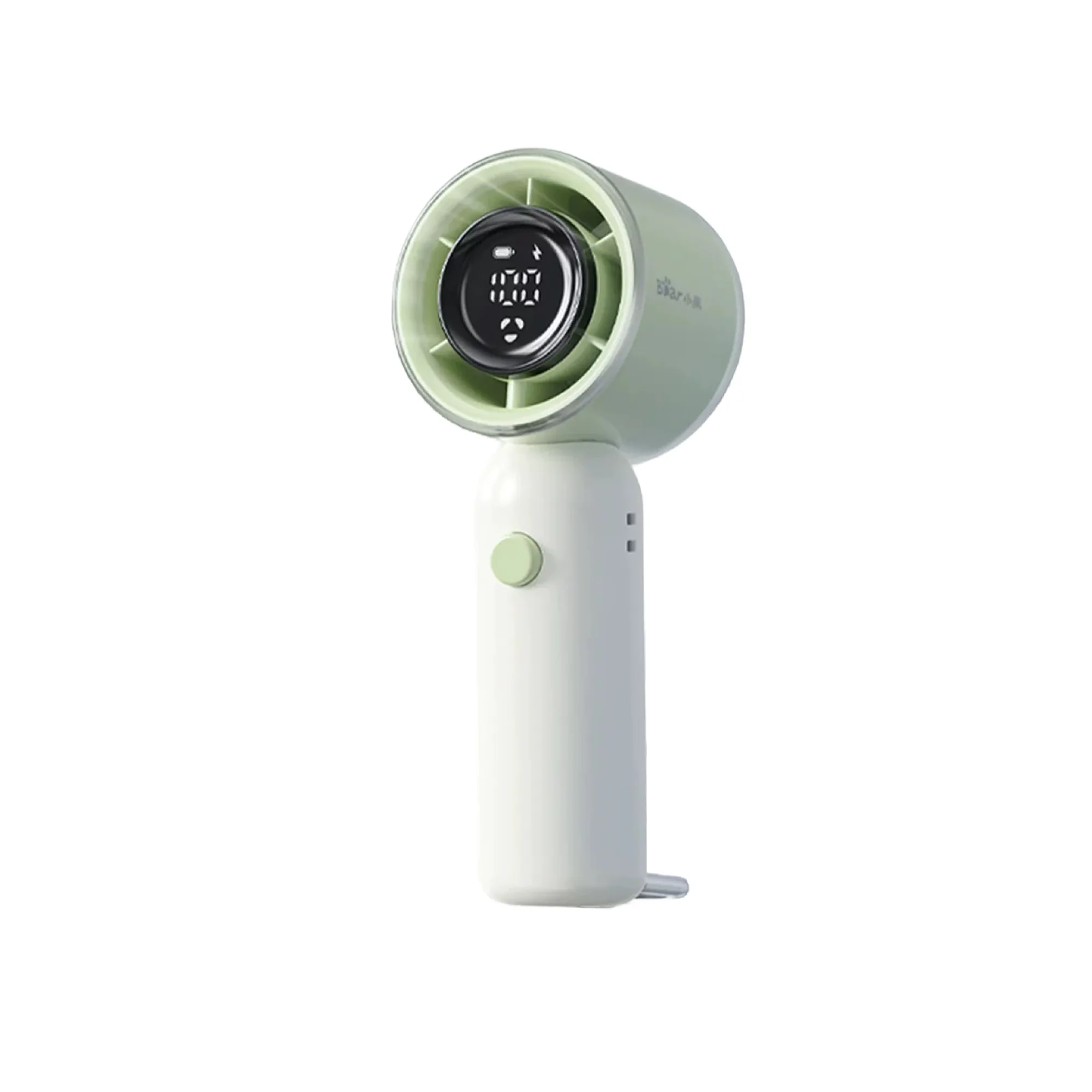 Bear Handheld Portable Fan with 100-Speed Stepless Adjustment and LED Display
