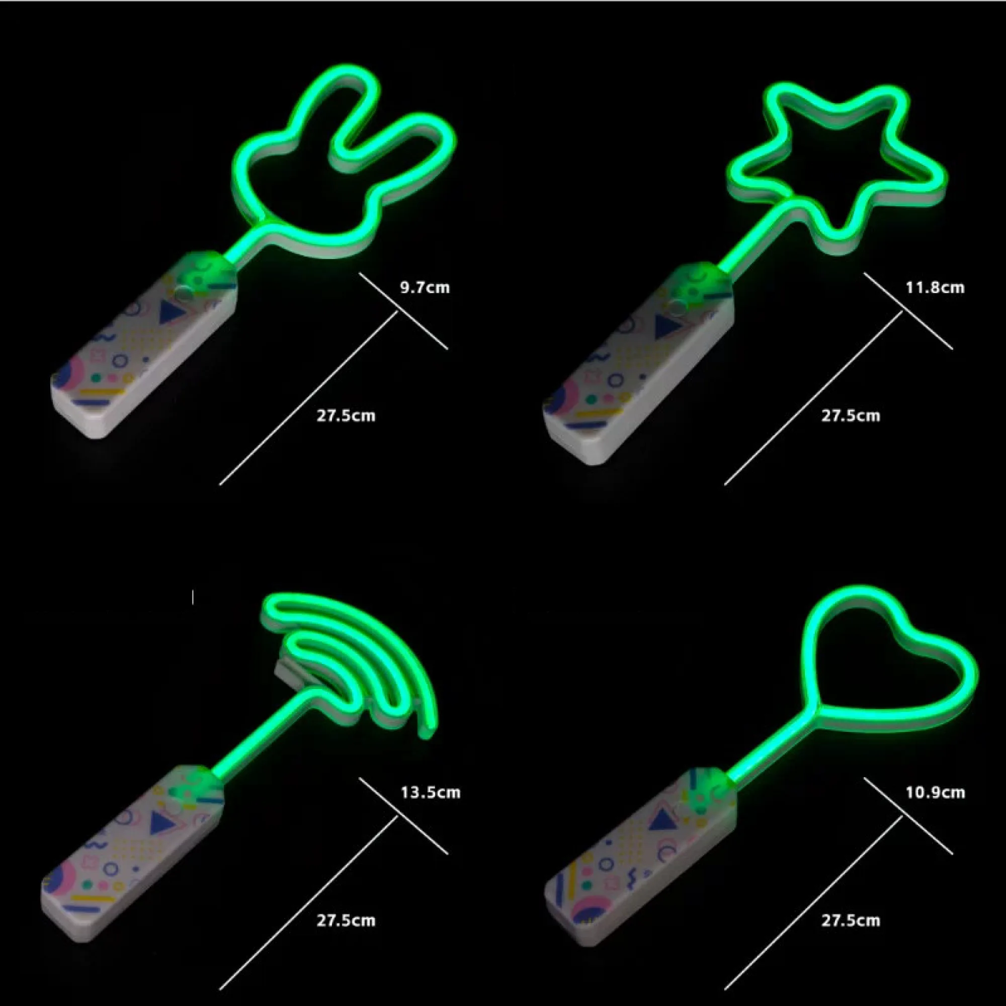 LED Neon Glow Stick with Replaceable Batteries thumbnail 4