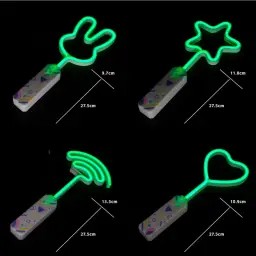 LED Neon Glow Stick with Replaceable Batteries thumbnail 4