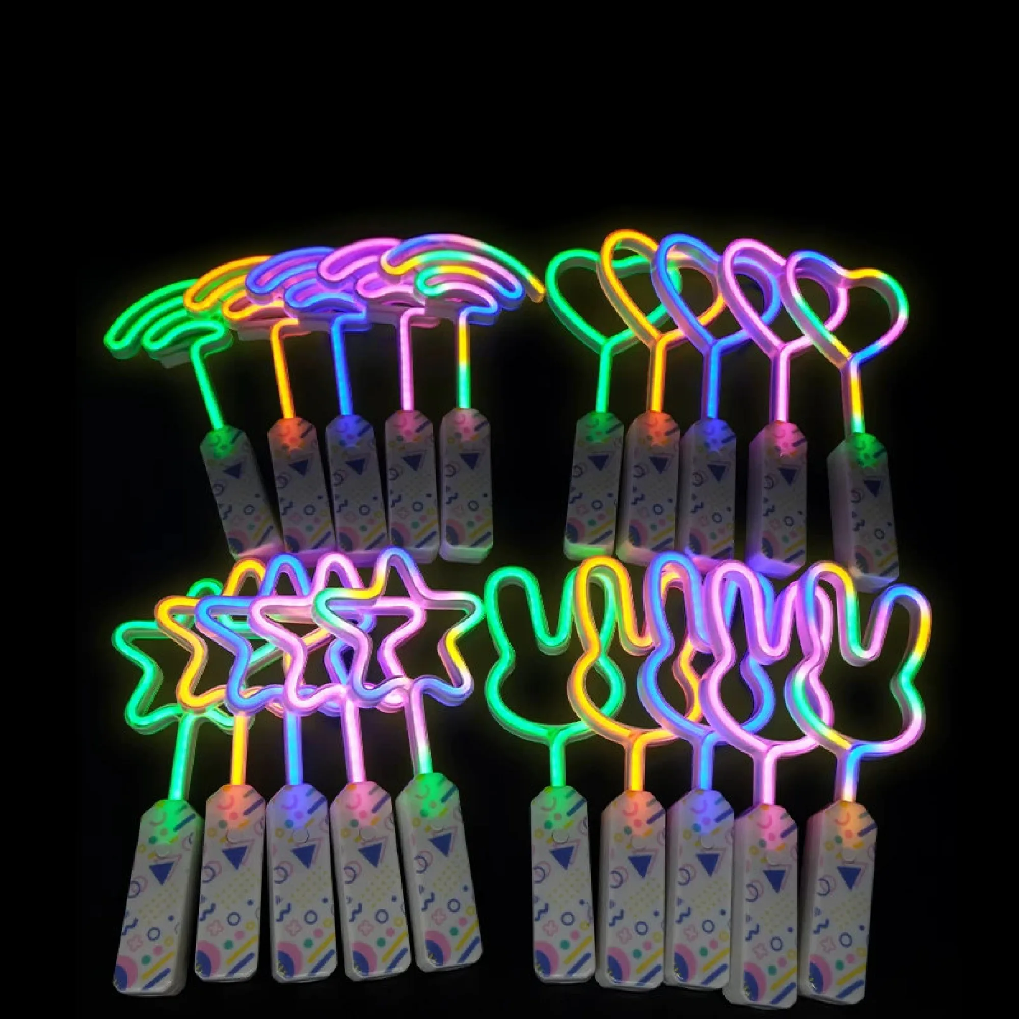LED Neon Glow Stick with Replaceable Batteries thumbnail 2
