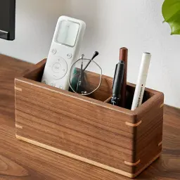 Wooden Pen Holder and Desk Organizer Set thumbnail 5