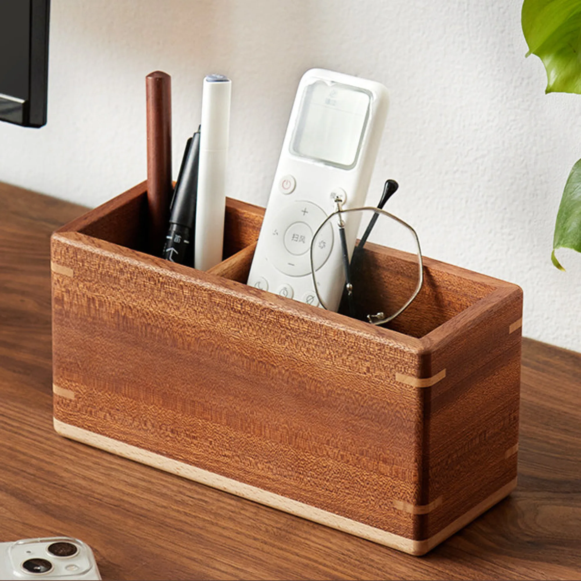 Wooden Pen Holder and Desk Organizer Set thumbnail 6