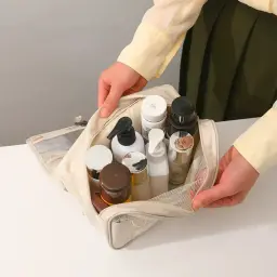 Hanging Travel Toiletry Bag with Multiple Compartments thumbnail 4