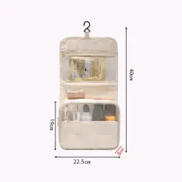Hanging Travel Toiletry Bag with Multiple Compartments thumbnail 6