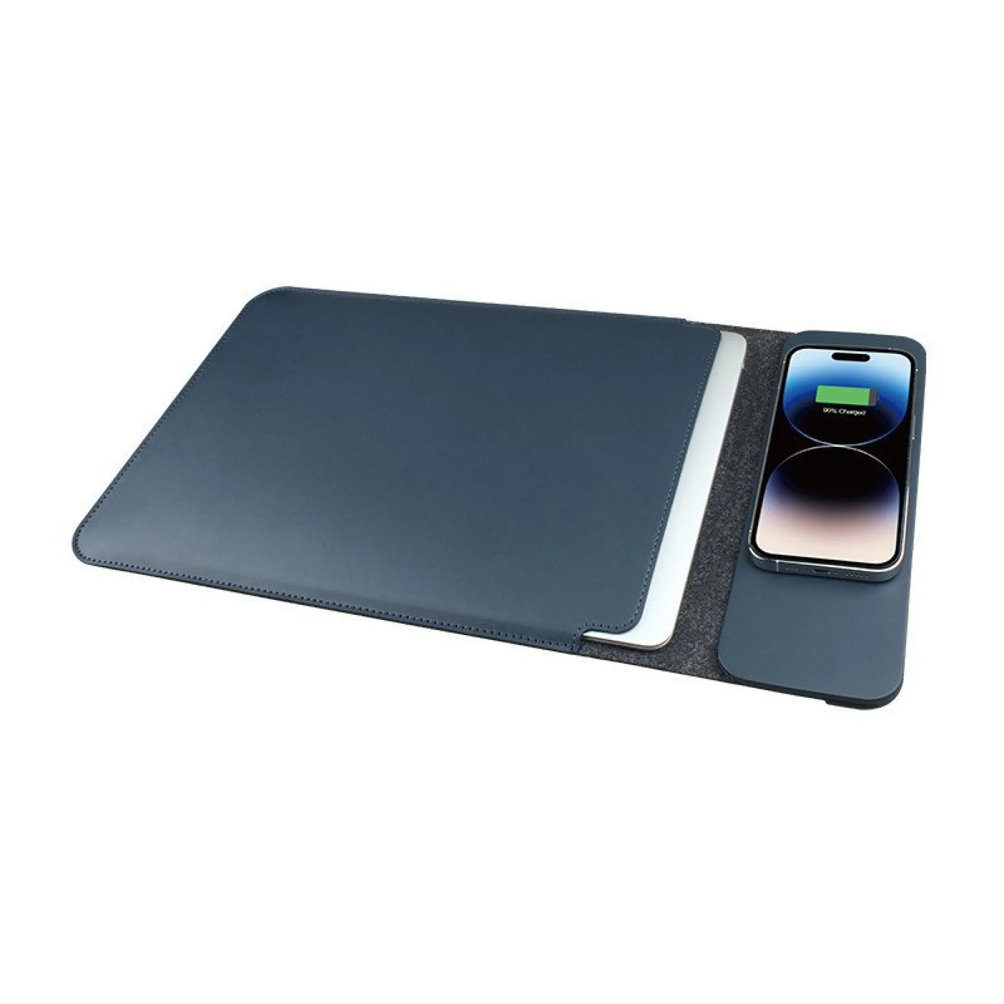 14-Inch Multifunctional Laptop Sleeve with 15W Wireless Charging thumbnail 4